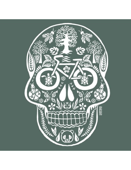 Fair-trade und Bio-/Recycling-Baumwolle T-Shirt SEVILLA "Tête de vie"