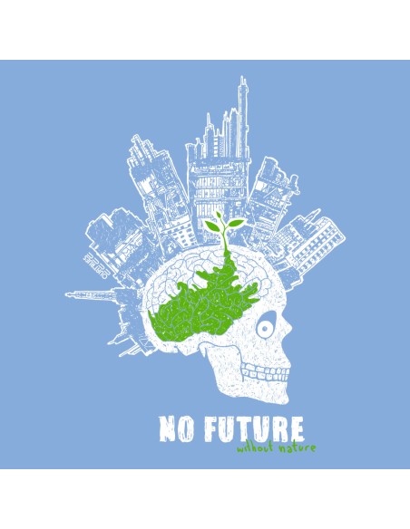T-shirt coton bio/recyclé équitable Sevilla "No future"