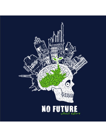 Fairtrade organic/recycled cotton T-shirt SEVILLA "No future"