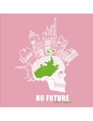 Fair-trade und Bio-/Recycling-Baumwolle T-Shirt SEVILLA "No future"
