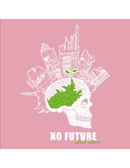 T-shirt coton bio/recyclé équitable Sevilla "No future"