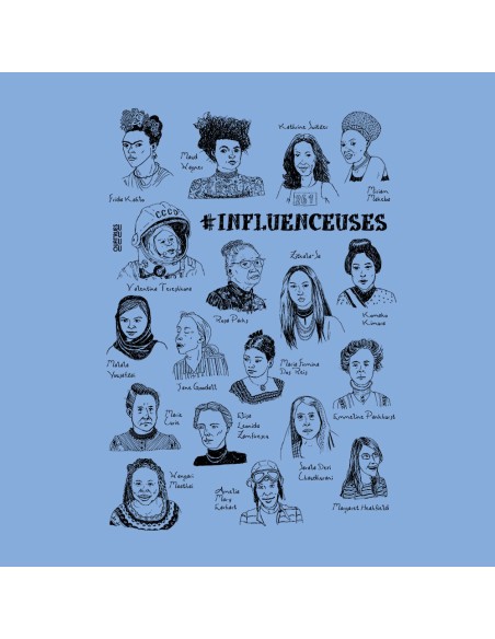 Fair-trade und Bio-/Recycling-Baumwolle T-Shirt SEVILLA "Influenceuses"