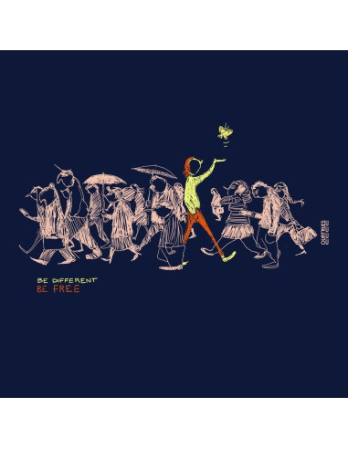 Fair-trade und Bio-/Recycling-Baumwolle T-Shirt SEVILLA "Be different"