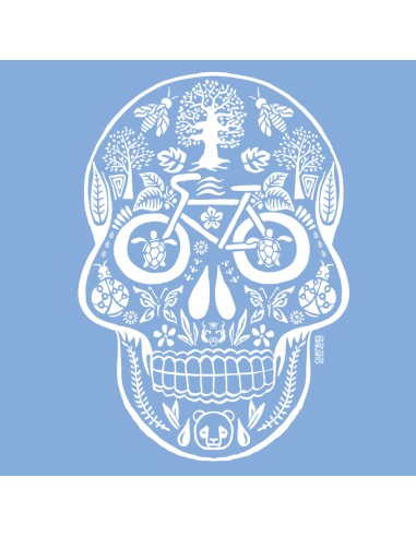 Fair-trade und Bio-/Recycling-Baumwolle T-Shirt SEVILLA "Tête de vie"