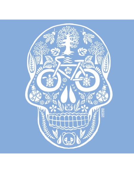 Fair-trade und Bio-/Recycling-Baumwolle T-Shirt SEVILLA "Tête de vie"