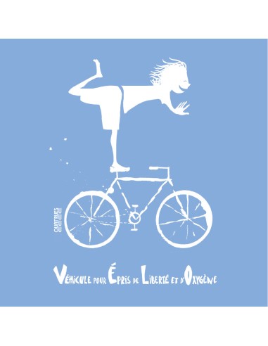T-shirt coton bio/recyclé équitable Sevilla "Vélo"