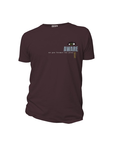 Organic and ethical T-Shirt DOUALA "Aware"