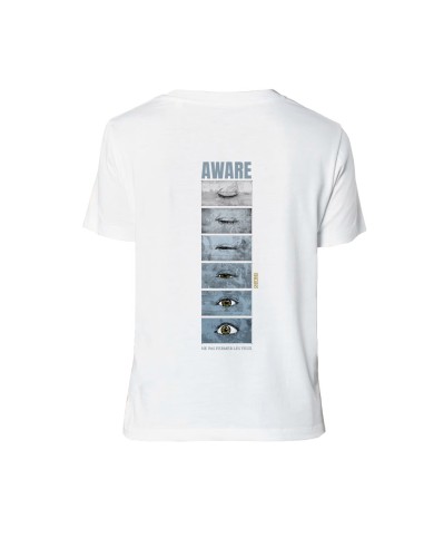 T-shirt coton bio/recyclé équitable Sevilla "Aware"