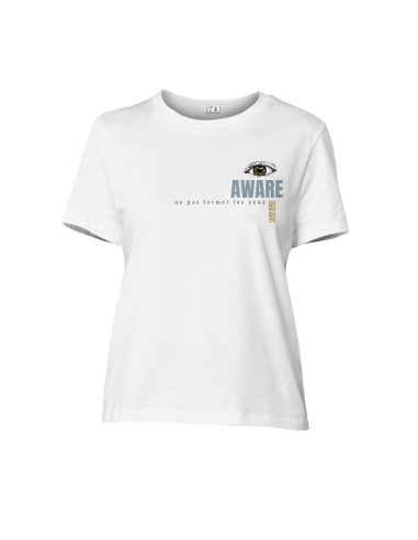 T-shirt coton bio/recyclé équitable Sevilla "Aware"