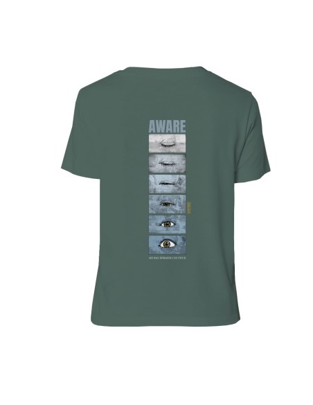 Fair-trade und Bio-/Recycling-Baumwolle T-Shirt SEVILLA "Aware"