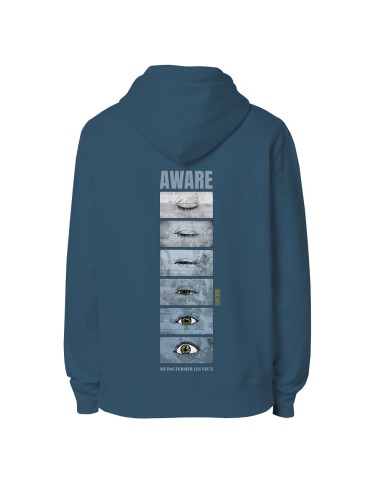 Ethical organic hoodie JAISALMER "Aware"