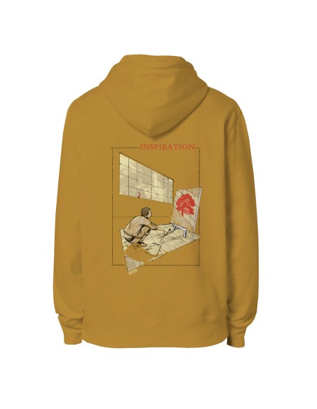 Ethisches Bio-Kapuzensweatshirt JAISALMER "Inspiration"