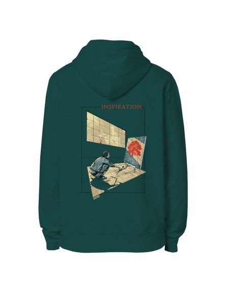 Ethisches Bio-Kapuzensweatshirt JAISALMER "Inspiration"