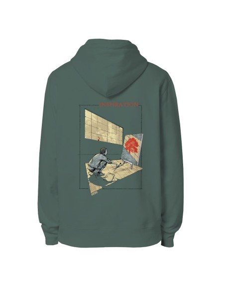 Ethical organic hoodie JAISALMER "Inspiration"