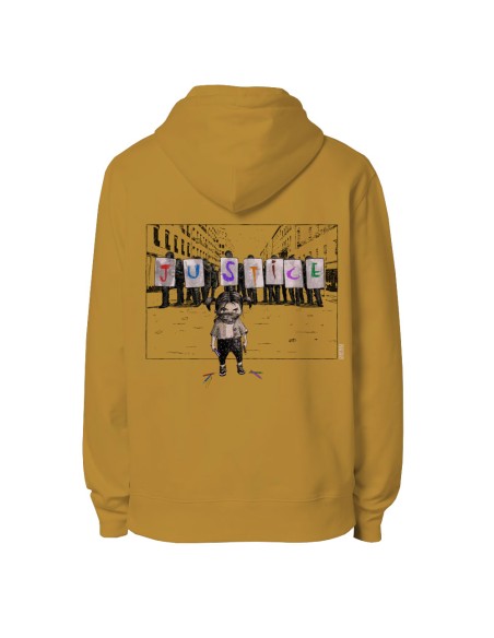 Ethisches Bio-Kapuzensweatshirt JAISALMER "Justice"