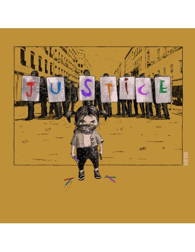 Ethisches Bio-Kapuzensweatshirt JAISALMER "Justice"