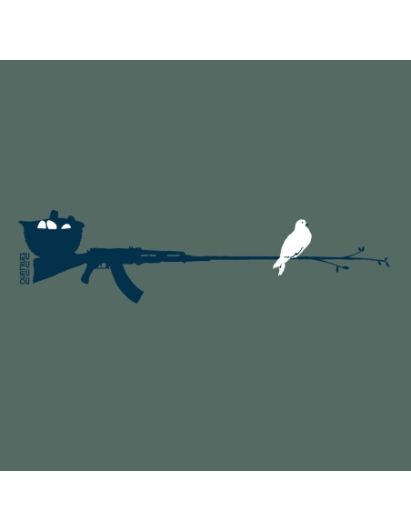 Organic und Fair T-Shirt DOUALA (BP) "Peace & Vole"