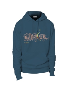 Ethical organic hoodie JAISALMER (BP) "Be different"