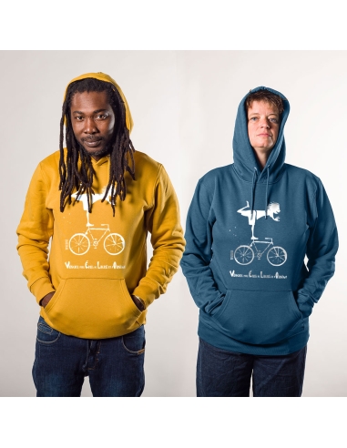 Sweat bio éthique unisexe JAISALMER (BP) "Vélo"