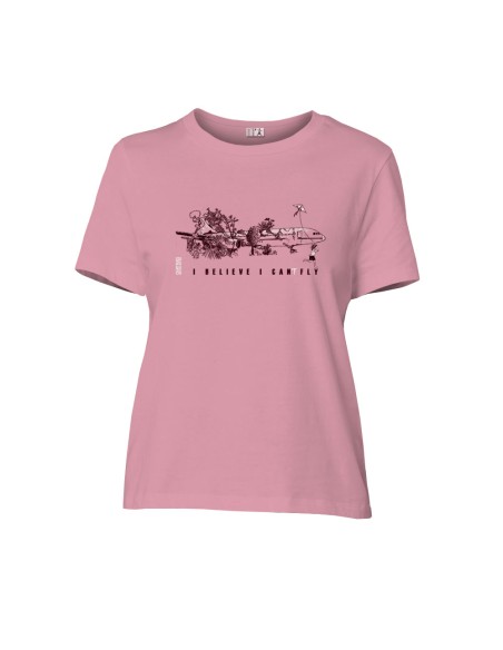 Fair-trade und Bio-/Recycling-Baumwolle T-Shirt SEVILLA "I believe"