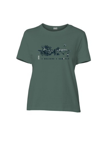 T-shirt coton bio/recyclé équitable Sevilla "I believe"