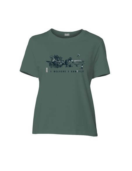 T-shirt coton bio/recyclé équitable Sevilla "I believe"