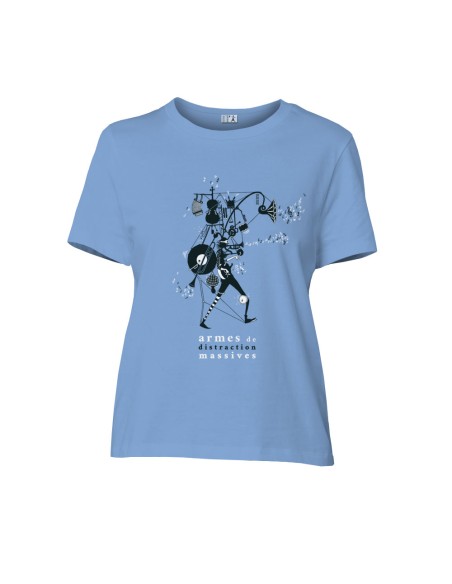 T-shirt coton bio/recyclé équitable Sevilla "Armes de Distraction Massive"