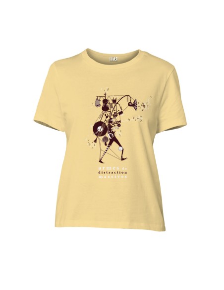 T-shirt coton bio/recyclé équitable Sevilla "Armes de Distraction Massive"