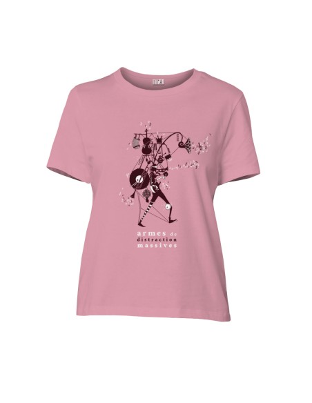 Fair-trade und Bio-/Recycling-Baumwolle T-Shirt SEVILLA "Armes de Distraction Massive"
