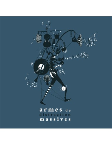T-shirt coton bio/recyclé équitable Sevilla "Armes de Distraction Massive"