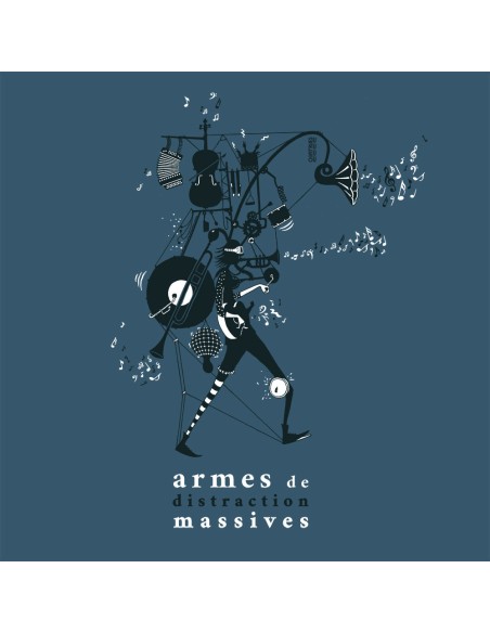 T-shirt coton bio/recyclé équitable Sevilla "Armes de Distraction Massive"