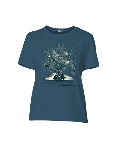Fair-trade und Bio-/Recycling-Baumwolle T-Shirt SEVILLA "Aux arbres citoyens"