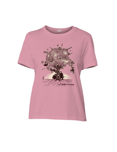 Fair-trade und Bio-/Recycling-Baumwolle T-Shirt SEVILLA "Aux arbres citoyens"
