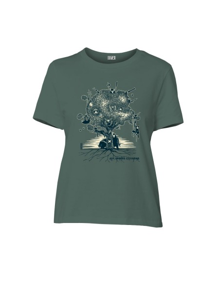 Fair-trade und Bio-/Recycling-Baumwolle T-Shirt SEVILLA "Aux arbres citoyens"