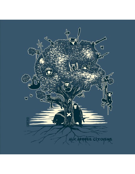 Fairtrade organic/recycled cotton T-shirt SEVILLA "Aux arbres citoyens"