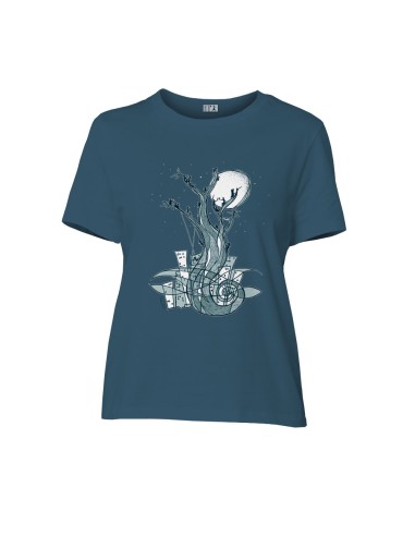 Fairtrade organic/recycled cotton T-shirt SEVILLA "Un peu d'air"