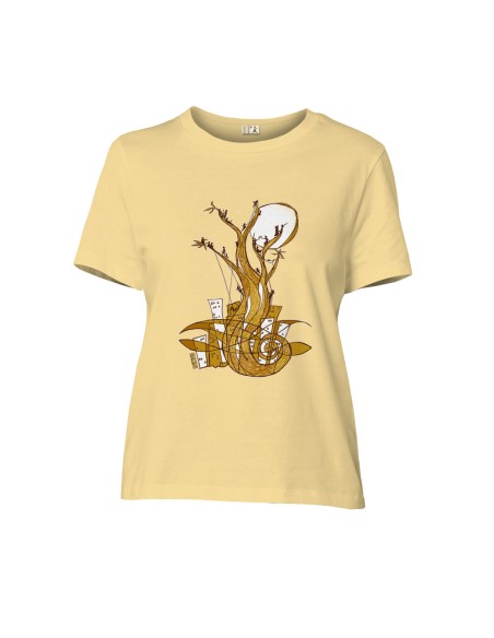 Fair-trade und Bio-/Recycling-Baumwolle T-Shirt SEVILLA "Un peu d'air"