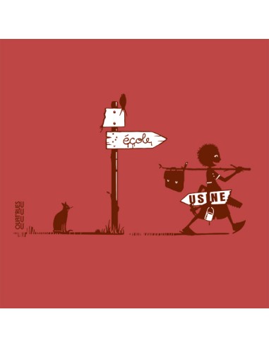 Bio und Fair gehandelte T Shirt MANAUS "Usine buissonnière"