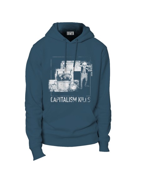 Ethisches Bio-Kapuzensweatshirt JAISALMER "Oppression"