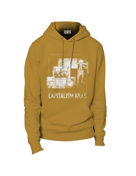 Ethisches Bio-Kapuzensweatshirt JAISALMER "Oppression"