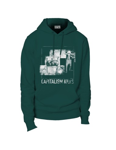 Ethical organic hoodie JAISALMER "Oppression"