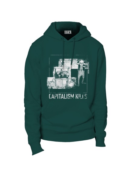 Ethisches Bio-Kapuzensweatshirt JAISALMER "Oppression"