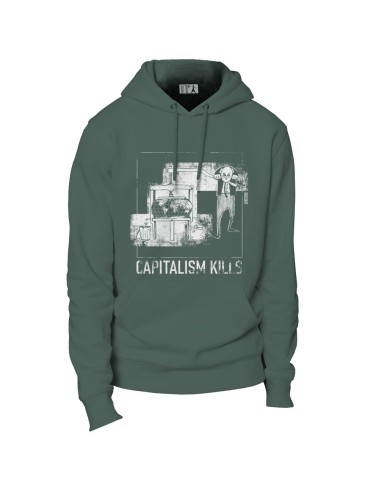 Ethisches Bio-Kapuzensweatshirt JAISALMER "Oppression"