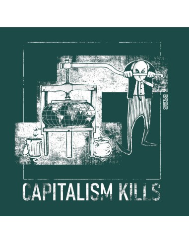 Ethical organic hoodie JAISALMER "Oppression"