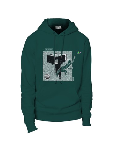 Ethical organic hoodie JAISALMER "No Signal"