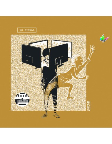 Ethisches Bio-Kapuzensweatshirt JAISALMER "No Signal"