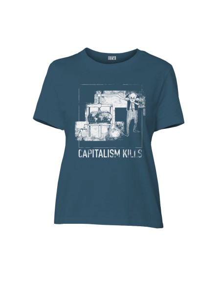 Fair-trade und Bio-/Recycling-Baumwolle T-Shirt SEVILLA "Oppression"
