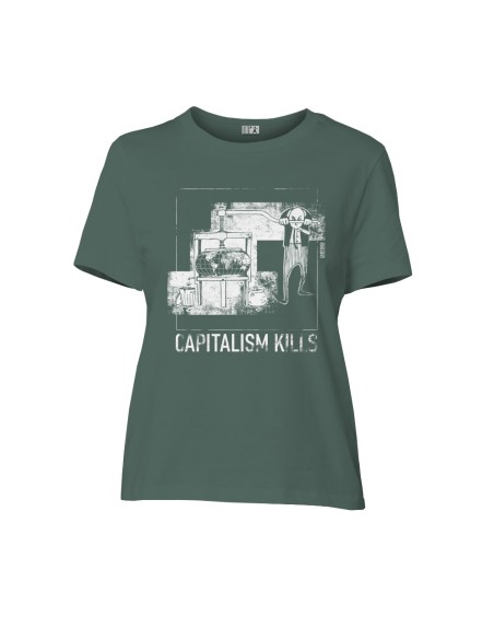 Fair-trade und Bio-/Recycling-Baumwolle T-Shirt SEVILLA "Oppression"
