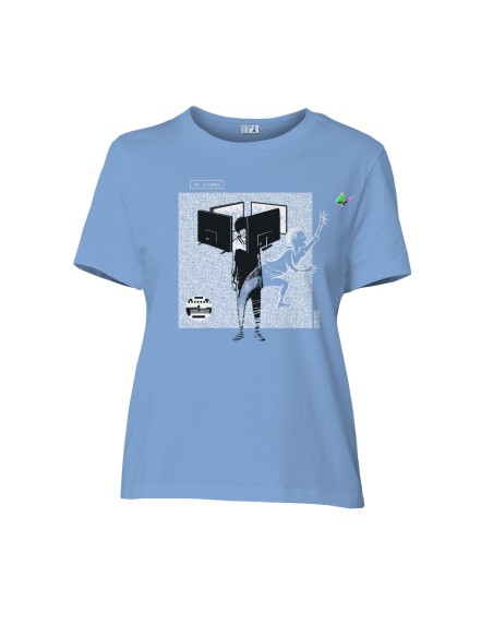 T-shirt coton bio/recyclé équitable Sevilla "No Signal"