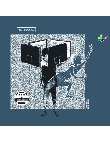 T-shirt coton bio/recyclé équitable Sevilla "No Signal"